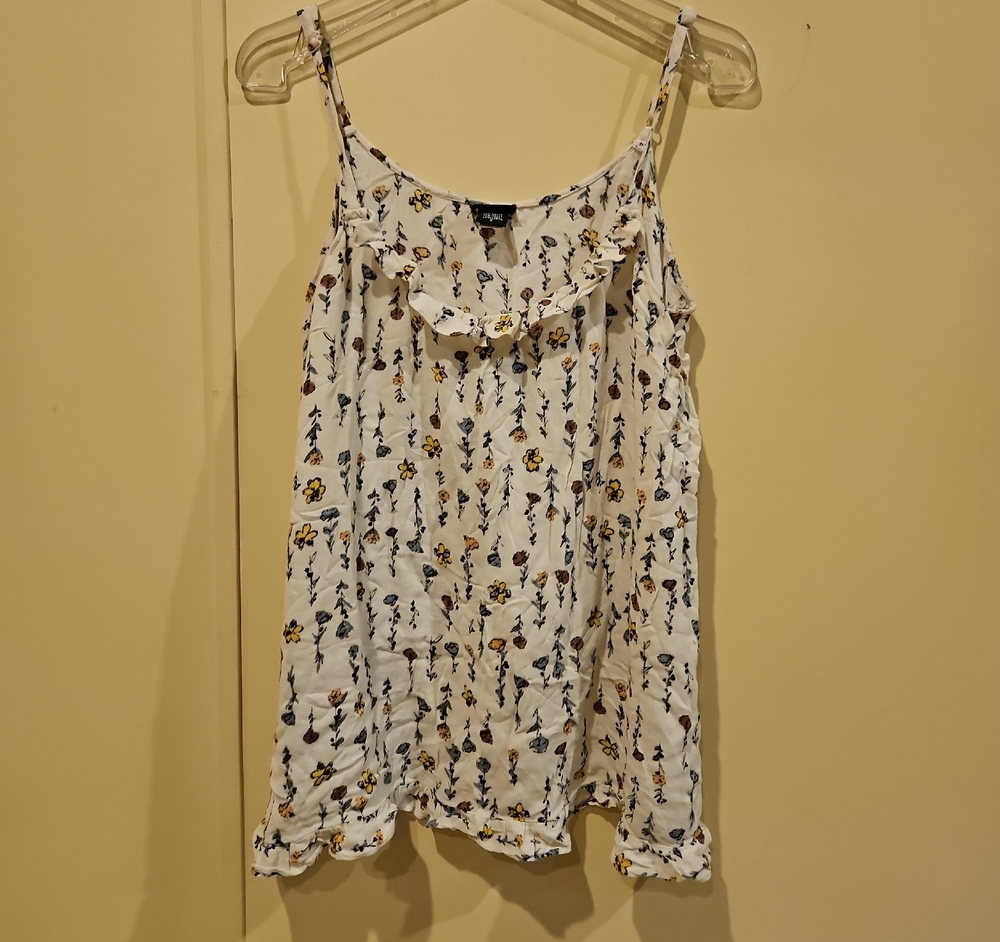 TORRID White Floral Camisole
